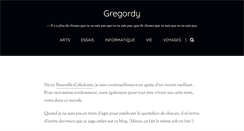 Desktop Screenshot of gregordy.com